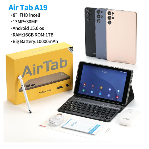 Air Tab A19 Tablet, 8-inch FHD Display, 2GB RAM 32GB ROM